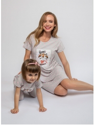 Детская пижама для девочек "Индефини" (Арт.954000-1017GTD)