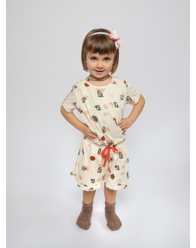 Детская пижама для девочек "Индефини" (Арт.954000-1039GTD)