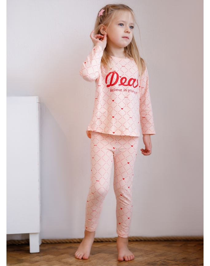 Детская пижама для девочек "Индефини" (Арт.3280GTC)