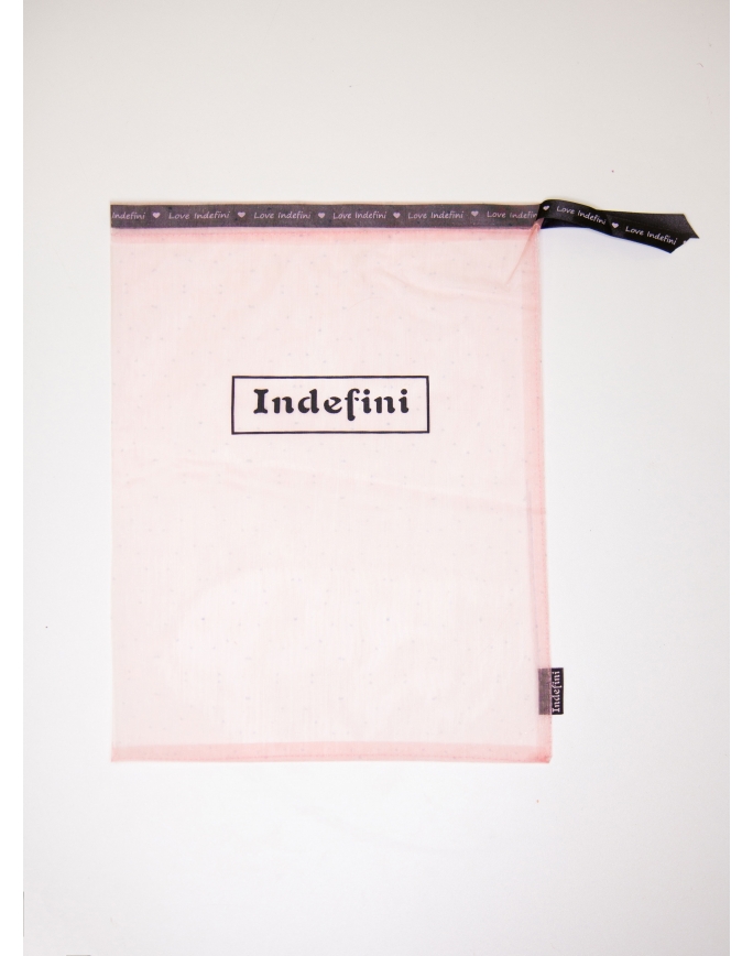 Подарочный мешочек маленький розовый " Индефини"