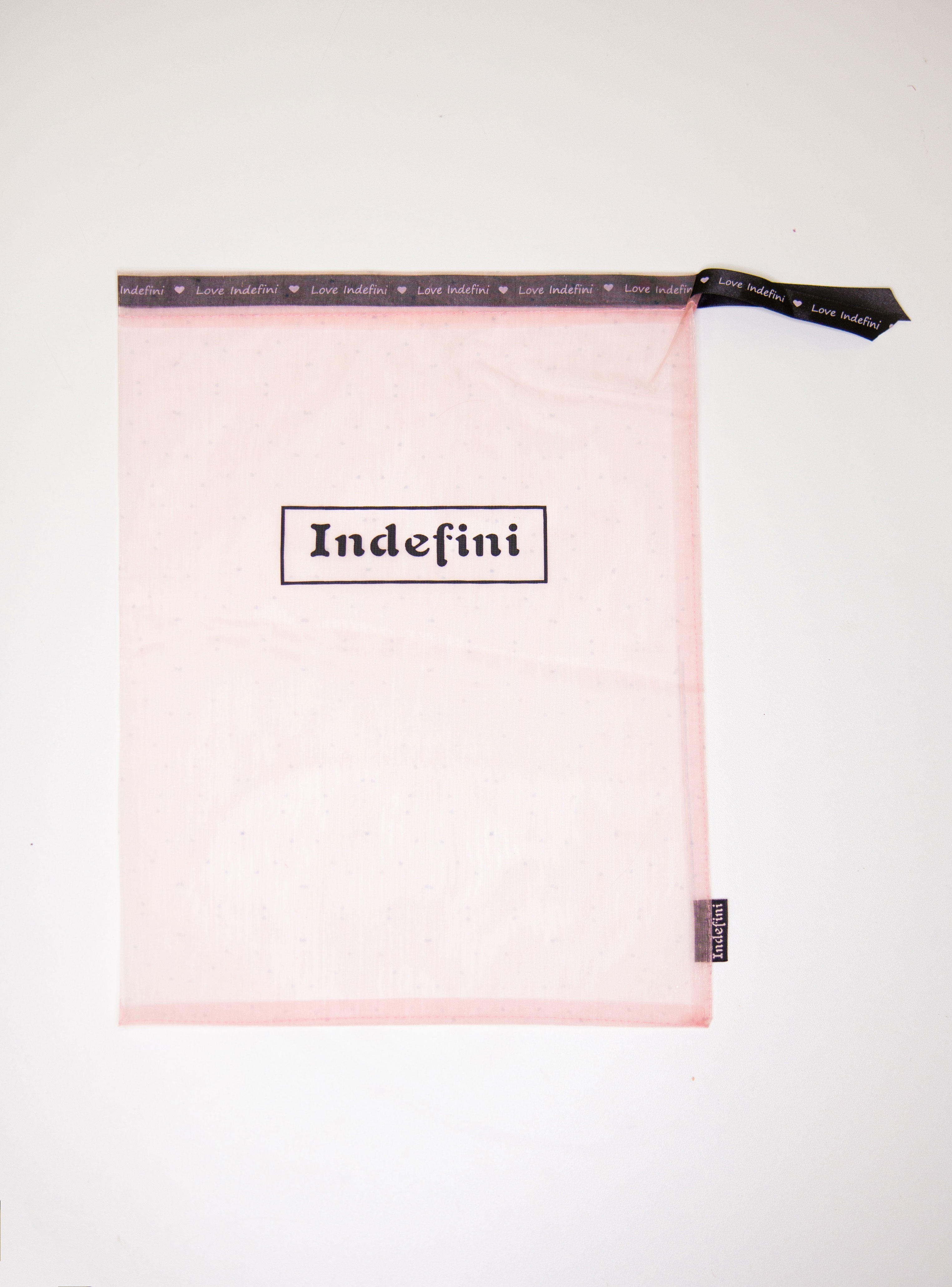 Подарочный мешочек большой розовый " Индефини"