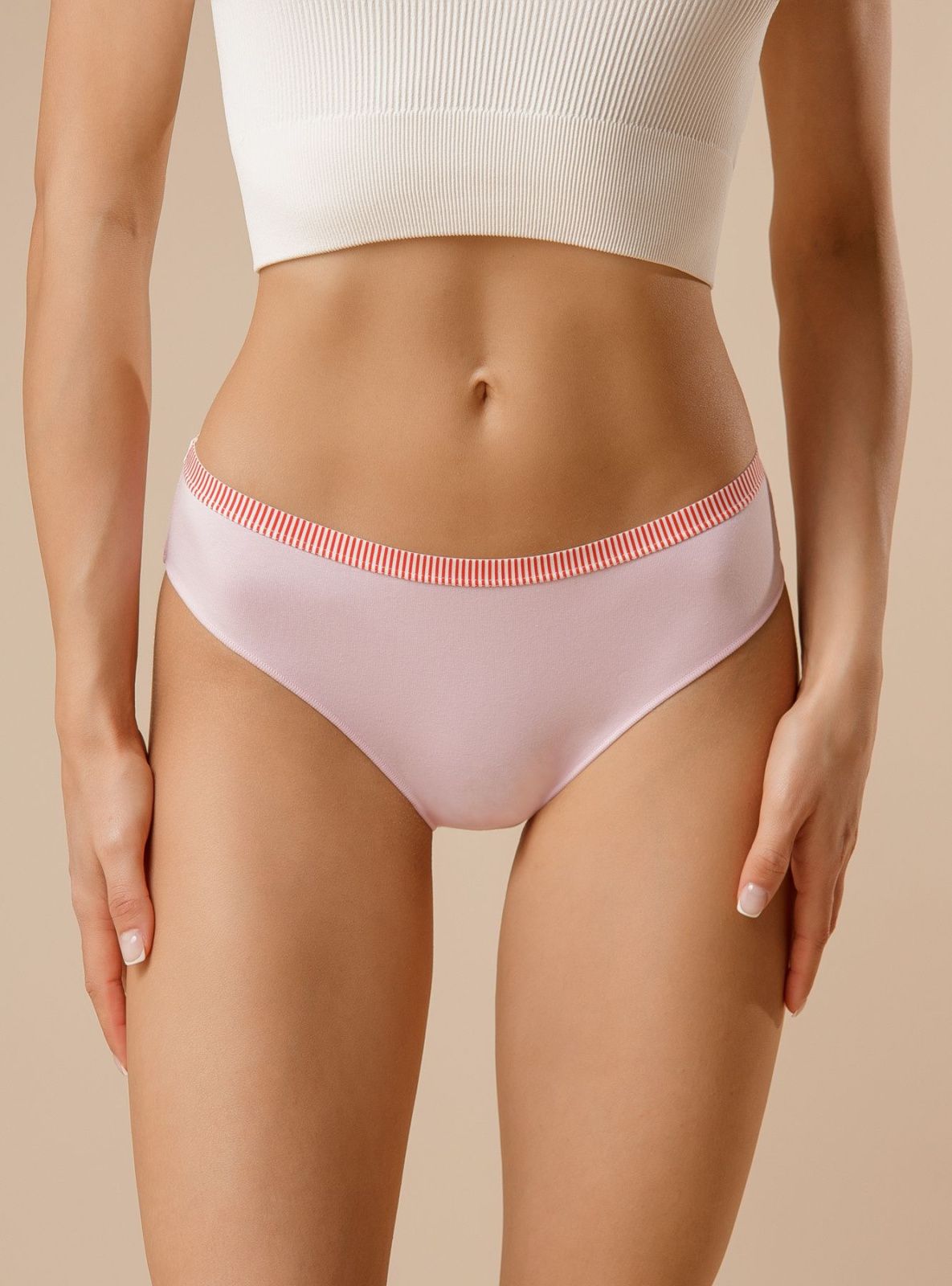 Трусы слипы из хлопка Indefini (Арт.3461LUF)