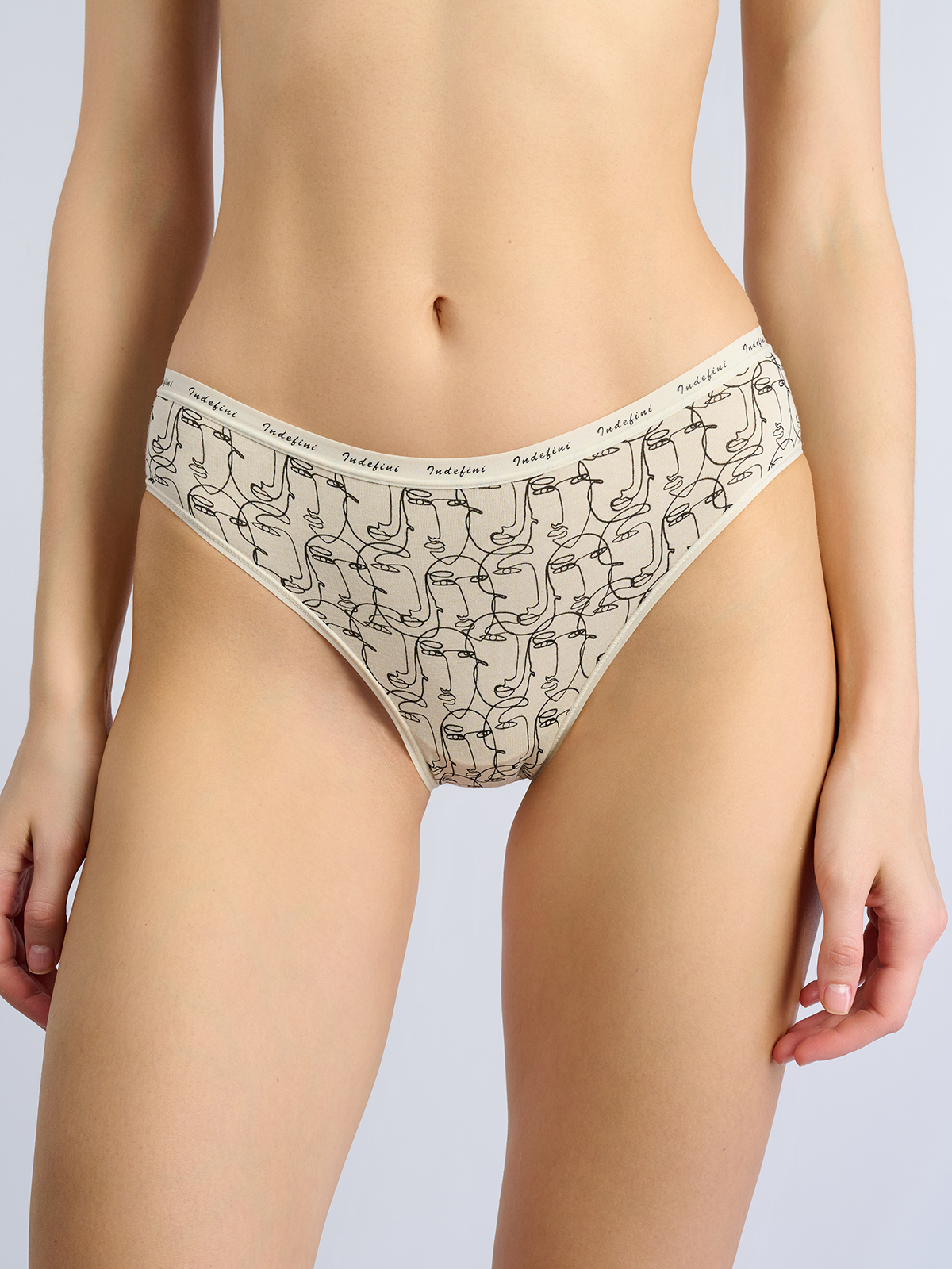 Трусы слипы из хлопка Indefini (Арт. 5105LUF)