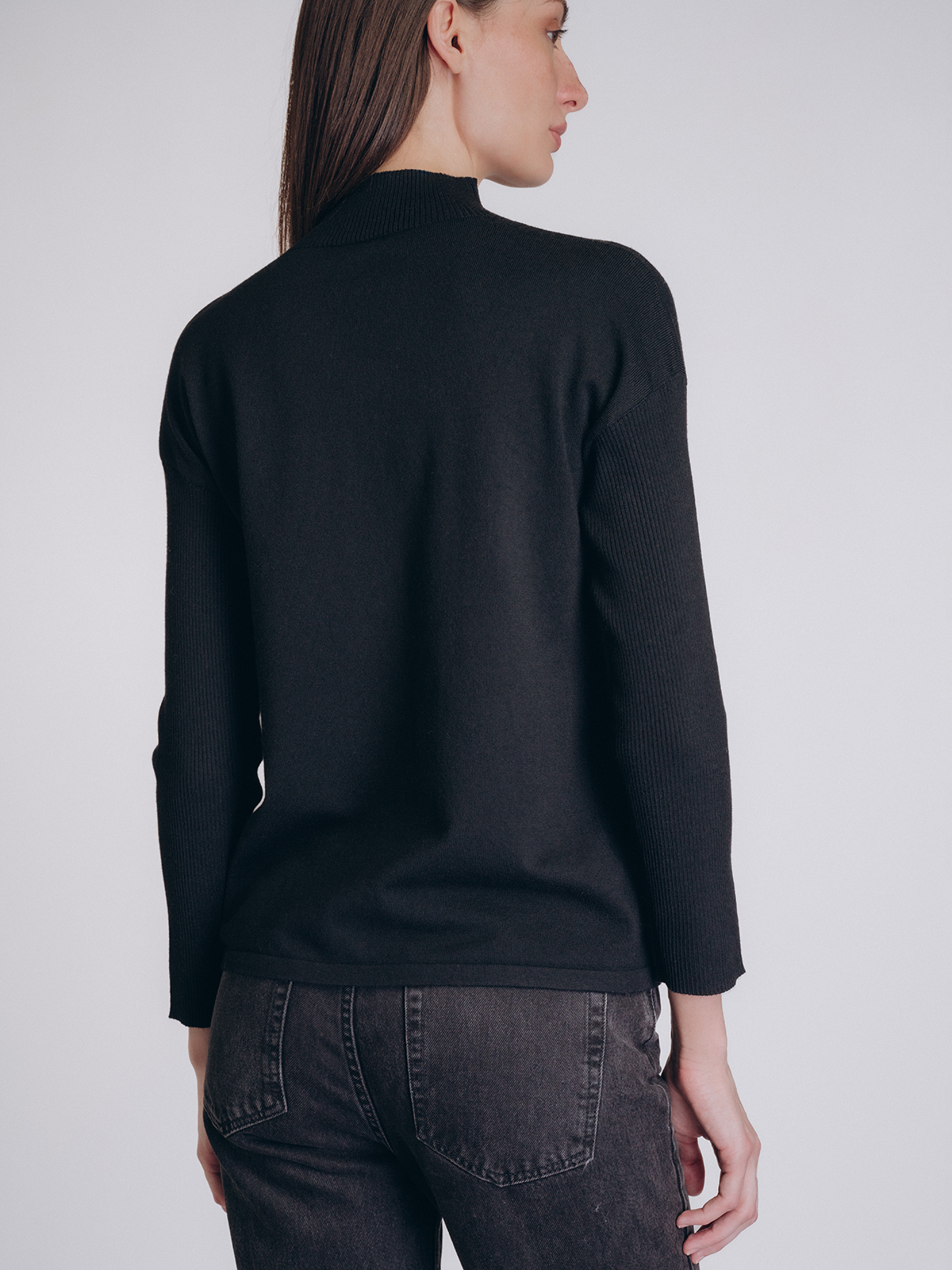 Женская кофта чёрного цвета (Арт. 5222TCC)