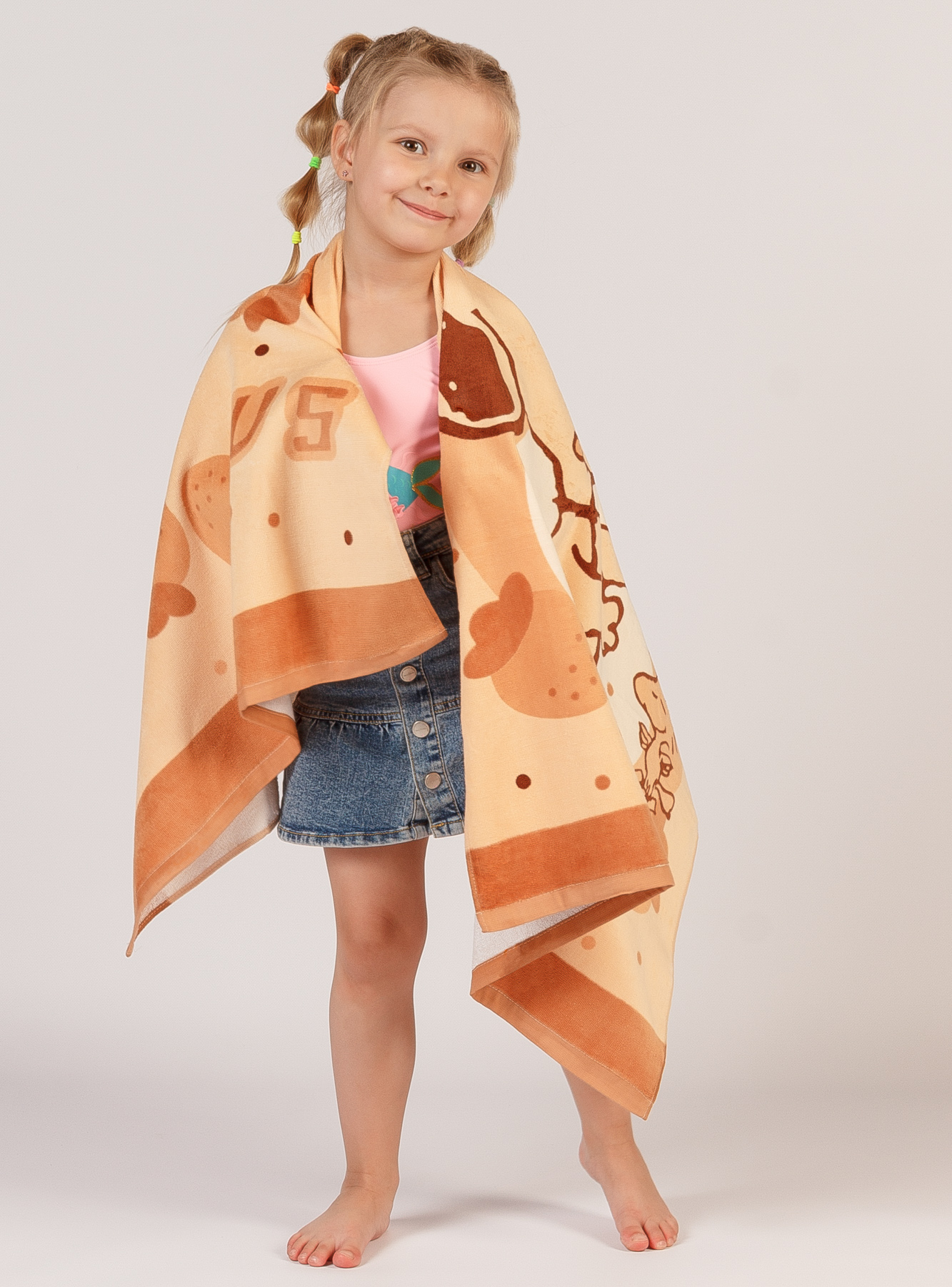 Детское полотенце для ванной 60*120 ( Арт. XYJ001)