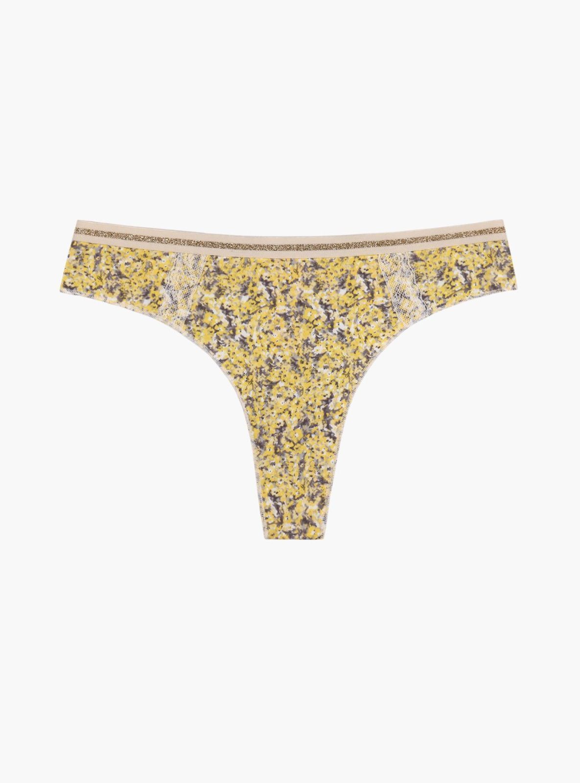 Трусы стринги с принтом тай-дай Indefini (Арт.221000-1157LDF)