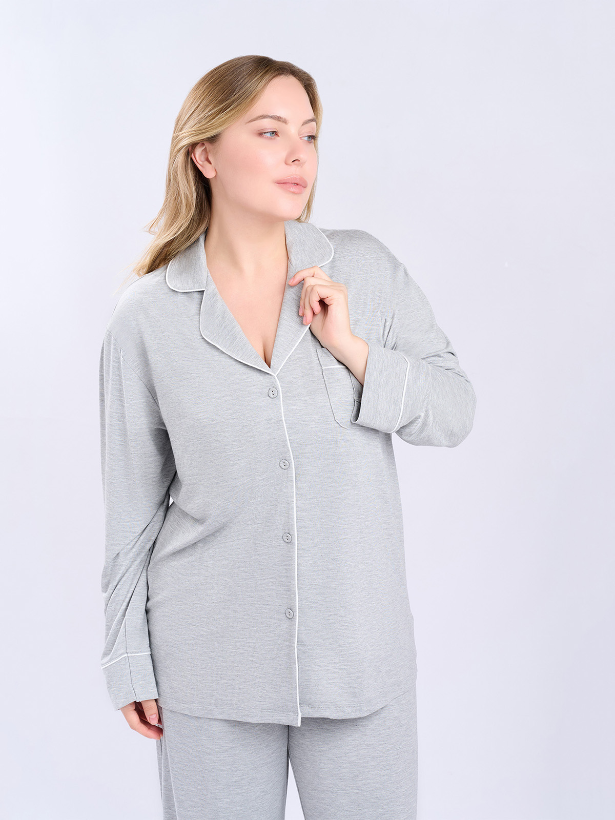 Женская пижама серая (Арт. 5135TCCA)