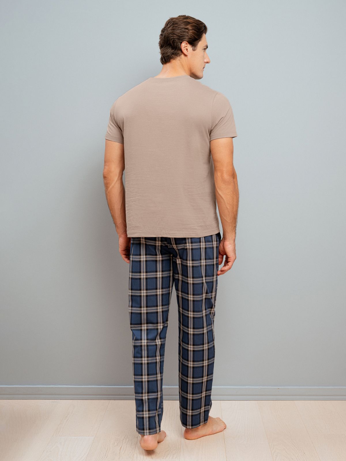 Мужские пижамные брюки Indefini (Арт.4047PBCB)