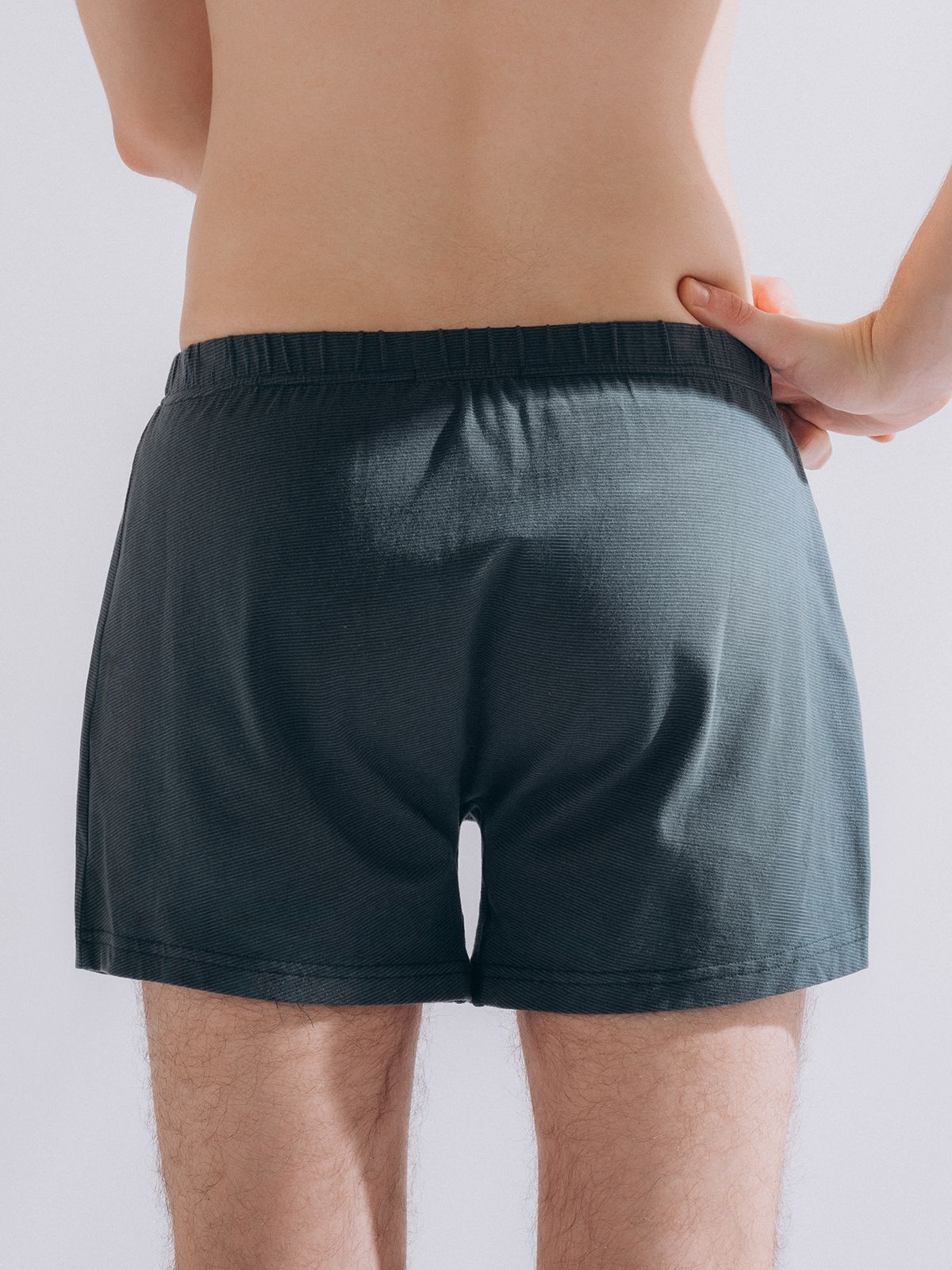 Мужские трусы шорты из хлопка Indefini (Арт. 4048PDK)