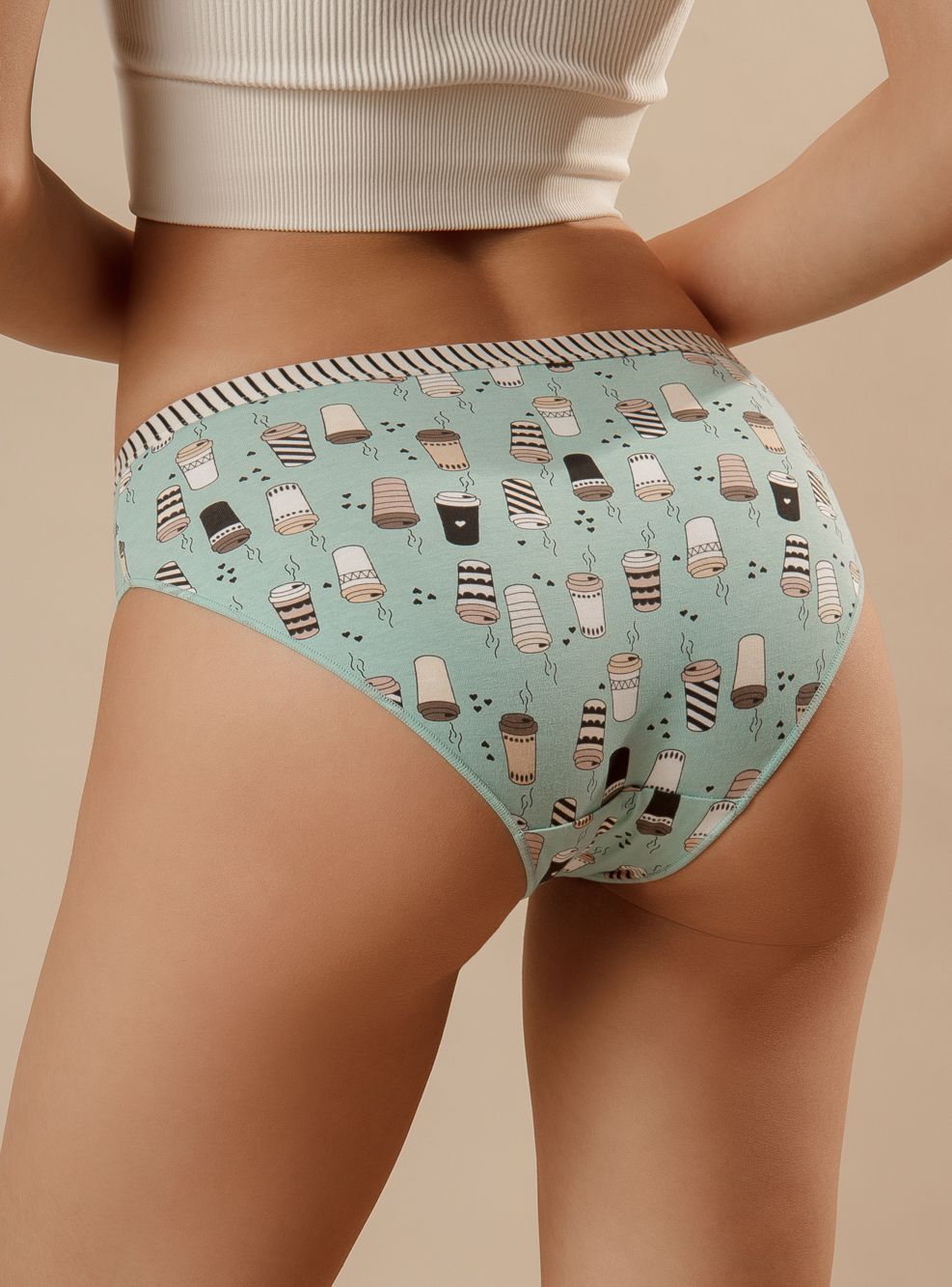 Женские трусы слипы Indefini (Арт.3288LUB)