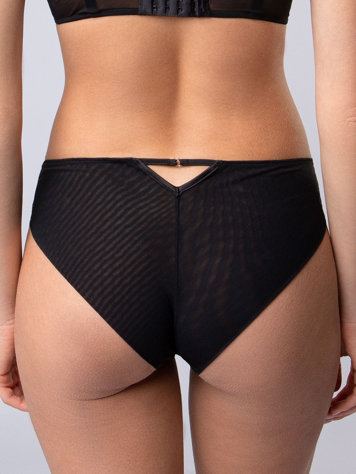 Комплект нижнего белья черный Indefini (2020WXY)