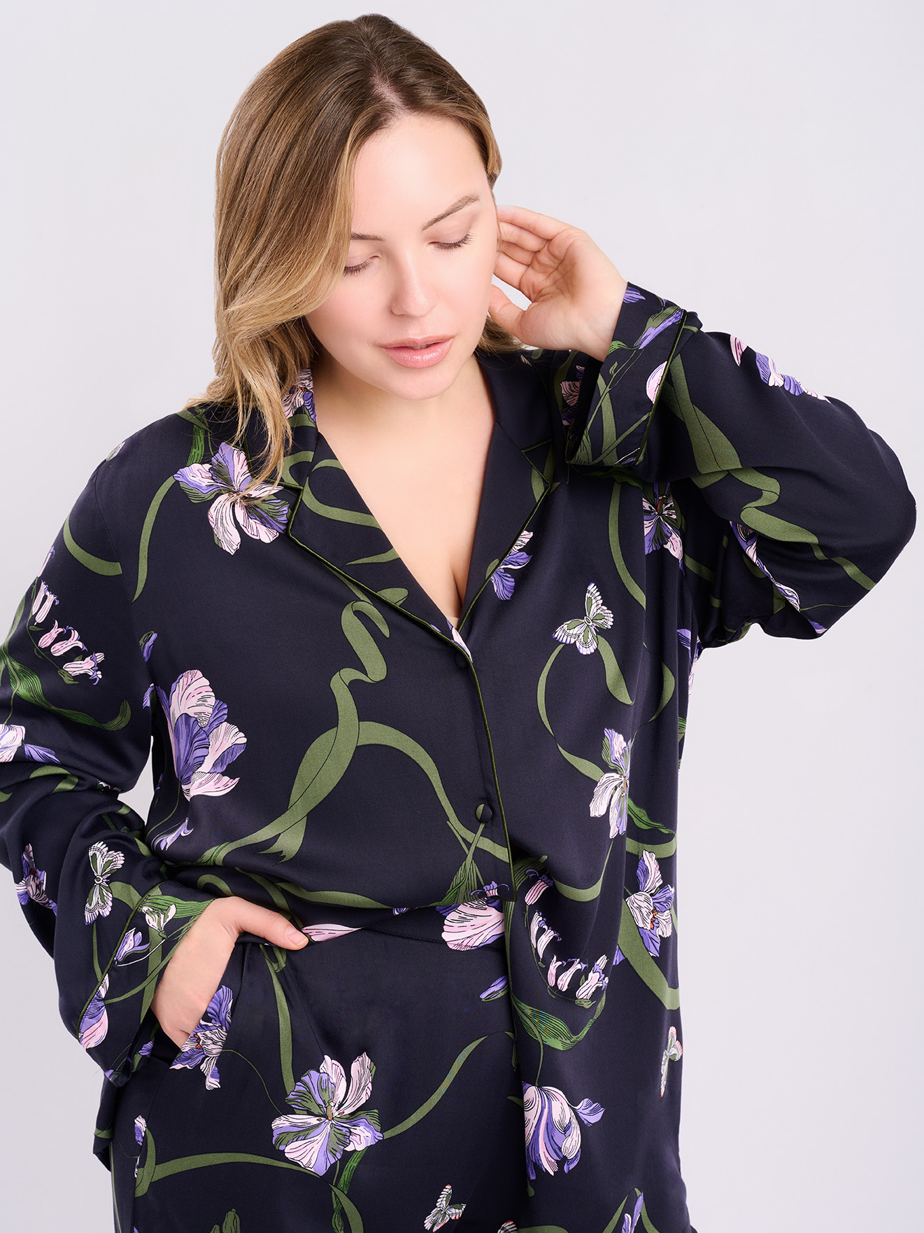 Женская пижама с цветочным узором (Арт. 5123TCC)