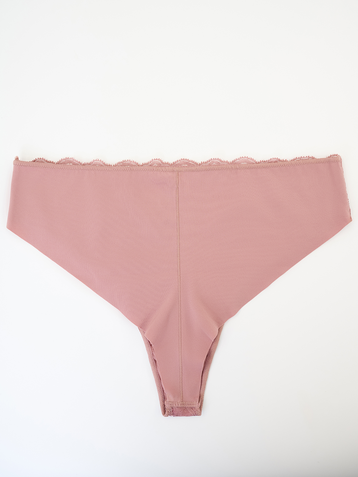 Трусы с кружевом розовые Indefini (Арт. 1262LDS)