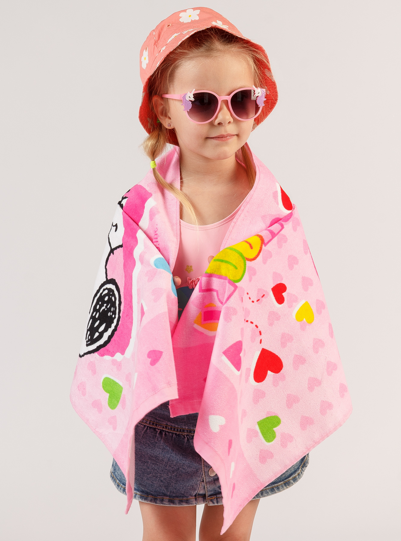 Детское полотенце для ванной 43*108 ( Арт. XYJ005)