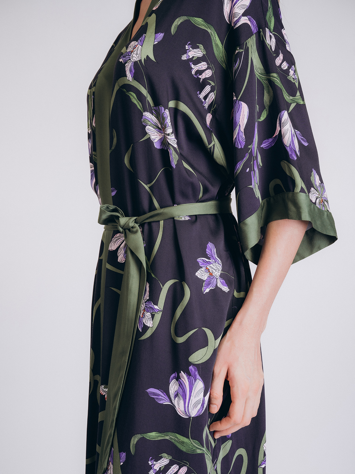 Халат с цветочным мотивом (Арт. 5024SYZ)