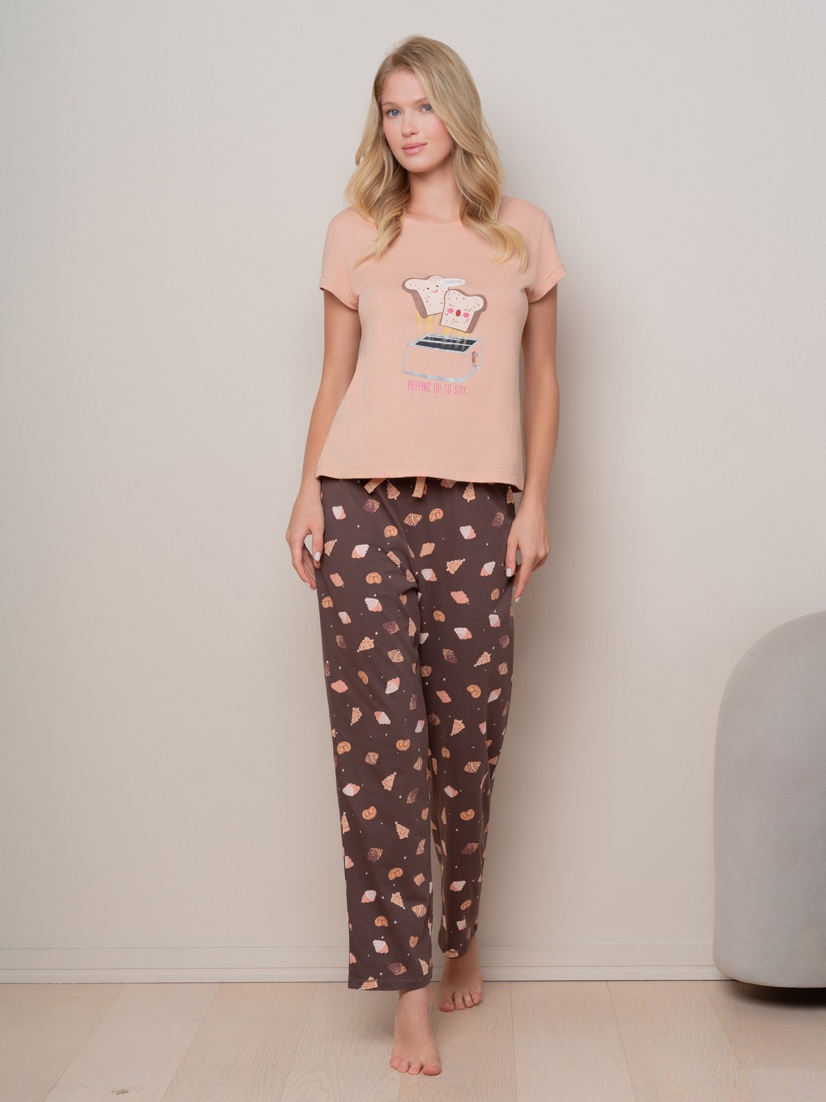 Домашняя пижама Indefini (Арт. 4254TBC)