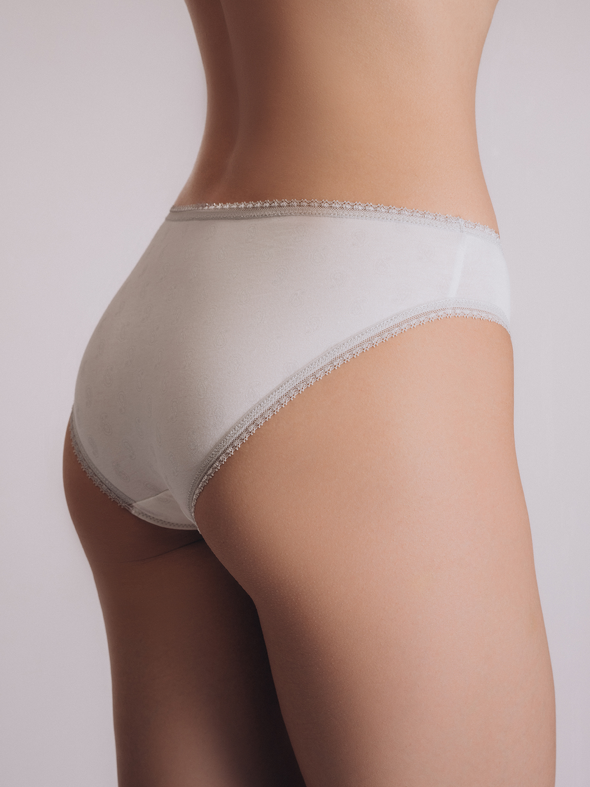 Белые женские хлопковые трусы (Арт. 3522LUB)