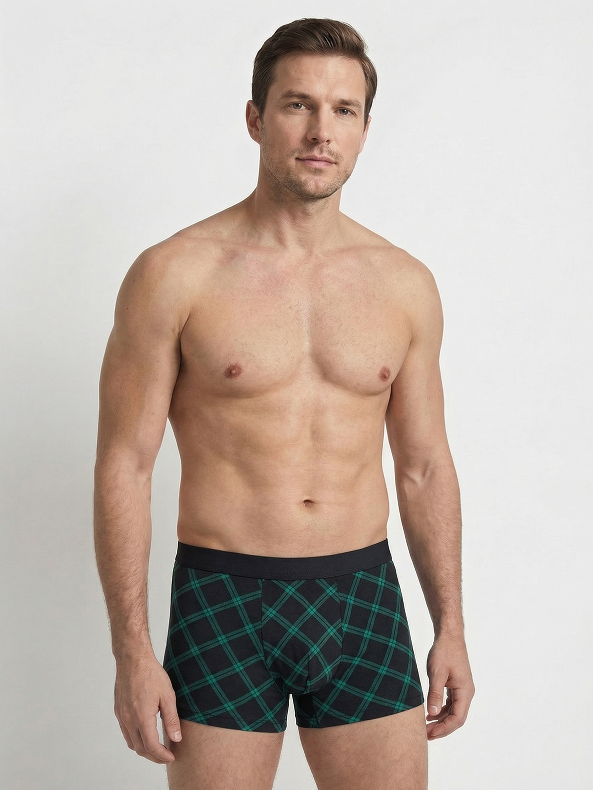 Боксеры в клетку из хлопка (Арт. 5098MUF)