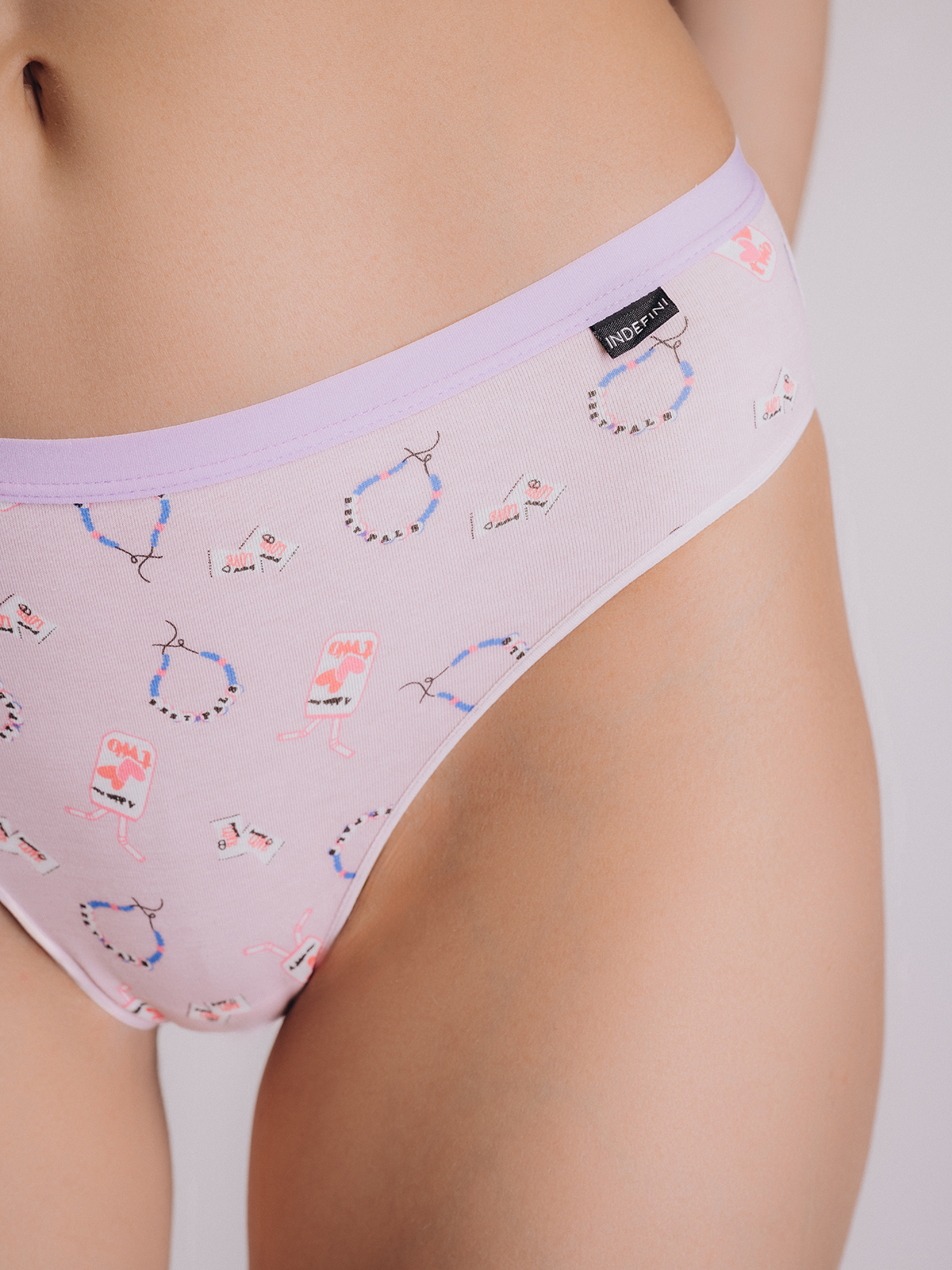 Трусы слипы из хлопка Indefini (Арт. 3202LUB)