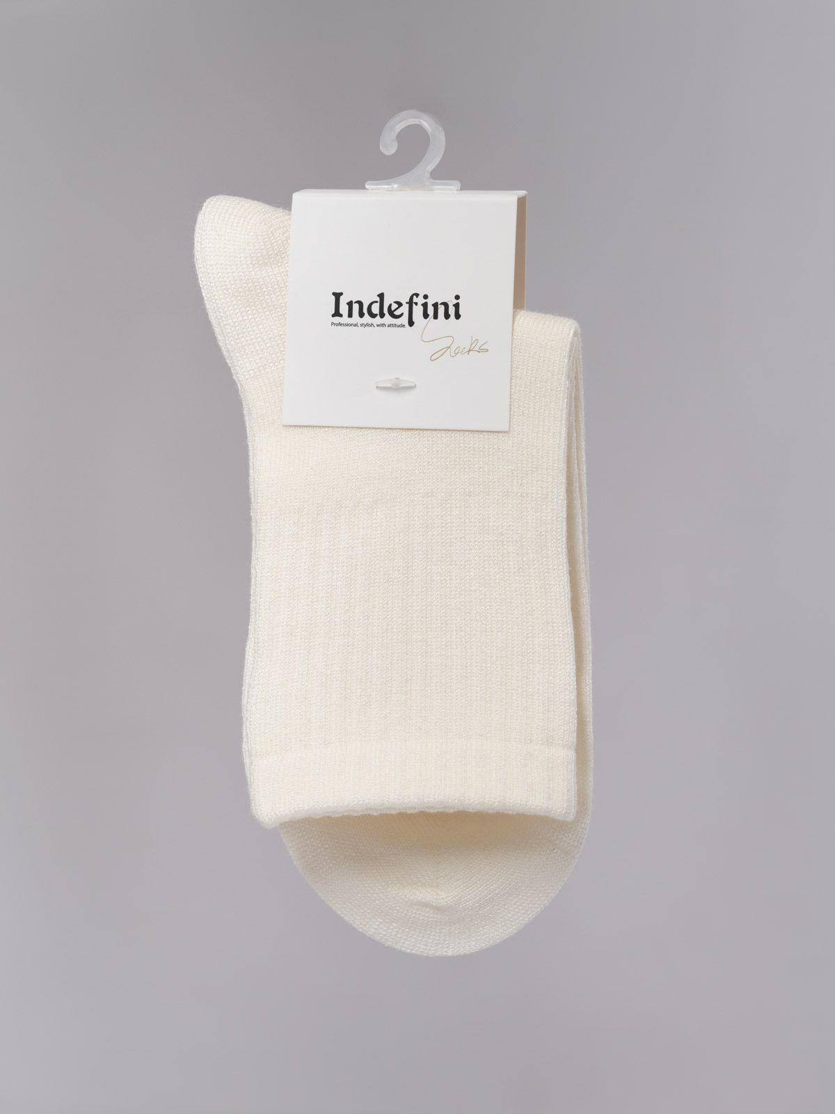 Женские носки Indefini (Арт. 4006SLWW), состав - , цвет Белый