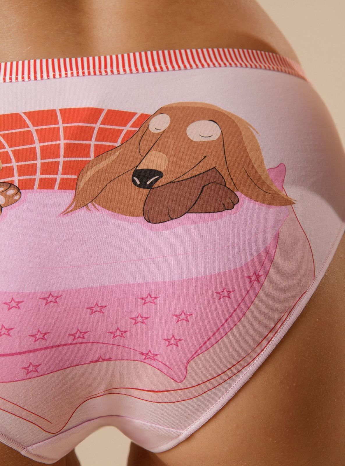 Трусы слипы из хлопка Indefini (Арт.3461LUF)