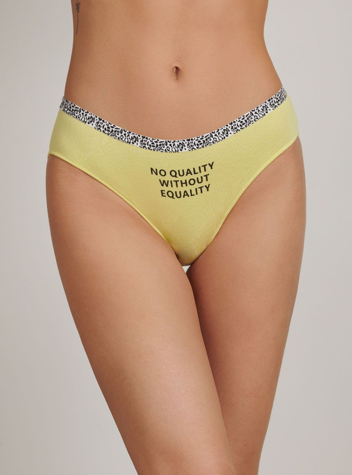 Женские трусы слипы из хлопка Indefini (Арт.121000-2183LUF)