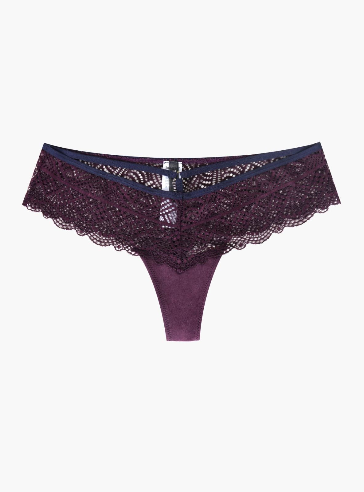 Кружевные трусы стринги со стрепами Indefini (Арт. 1046LDS)