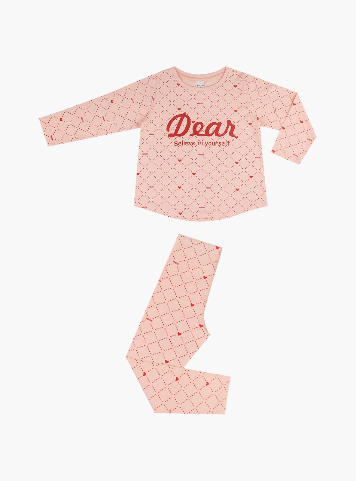 Детская пижама для девочек Indefini (Арт. 3280GTC)