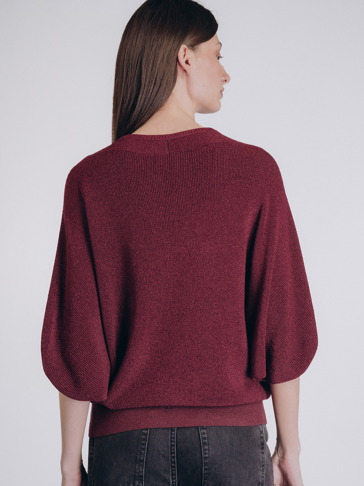 Женская кофта бордового цвета (арт. 5223TBC)