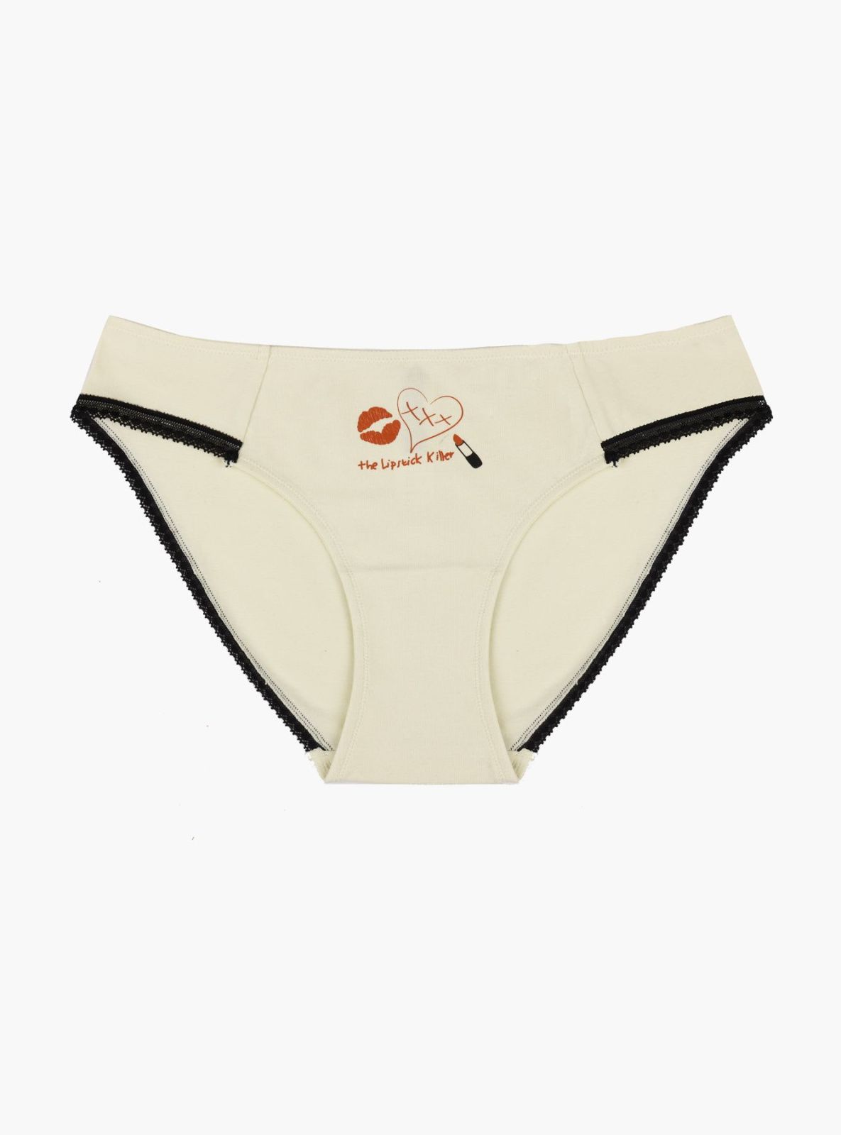 Трусы слипы из хлопка айвори Indefini (Арт.141000-1383LUS)