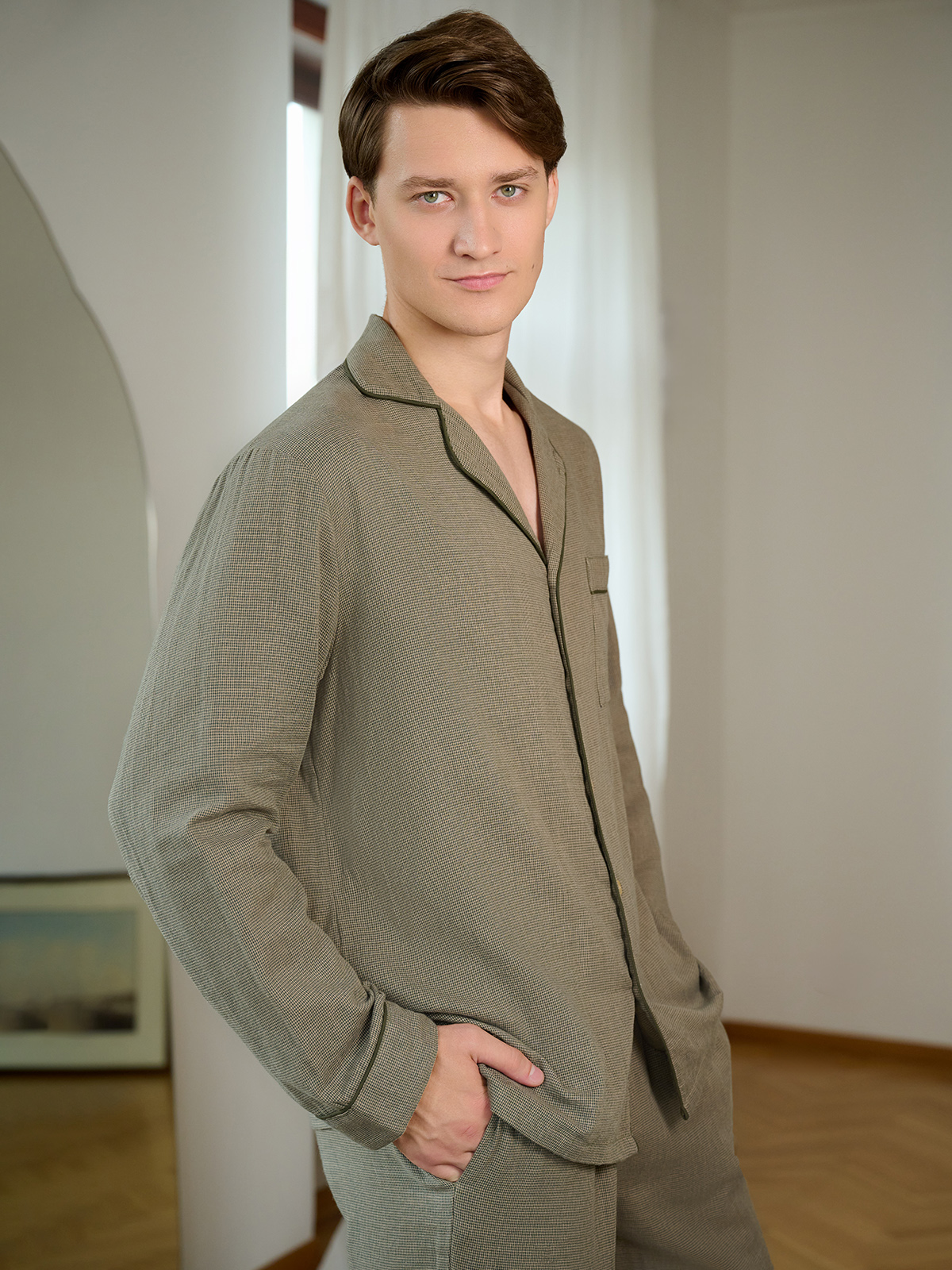 Мужская пижама Indefini (Арт. 5013PCC)