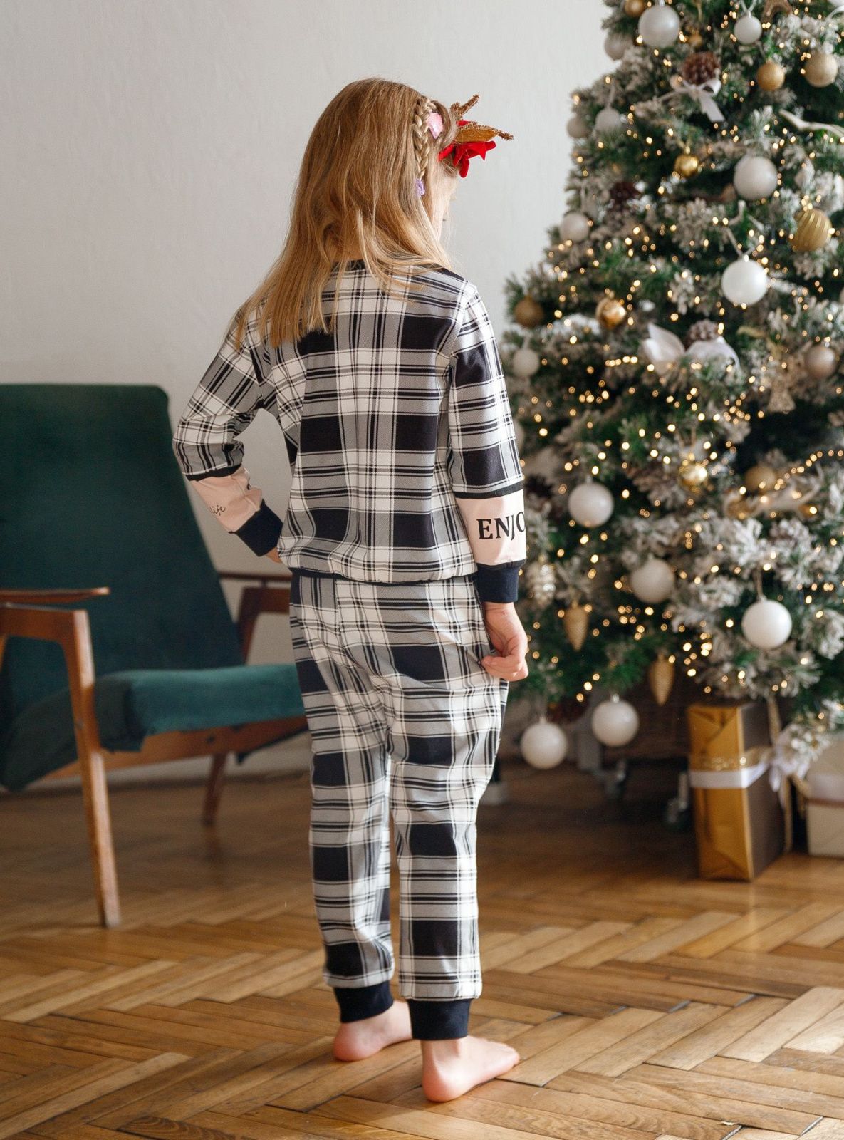 Детская пижама для девочек Indefini (Арт. 3278GTC)