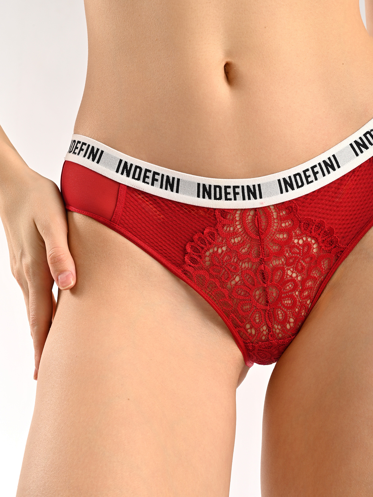 Бразилиана кружевные трусы Indefini (Арт. 0182WUV)