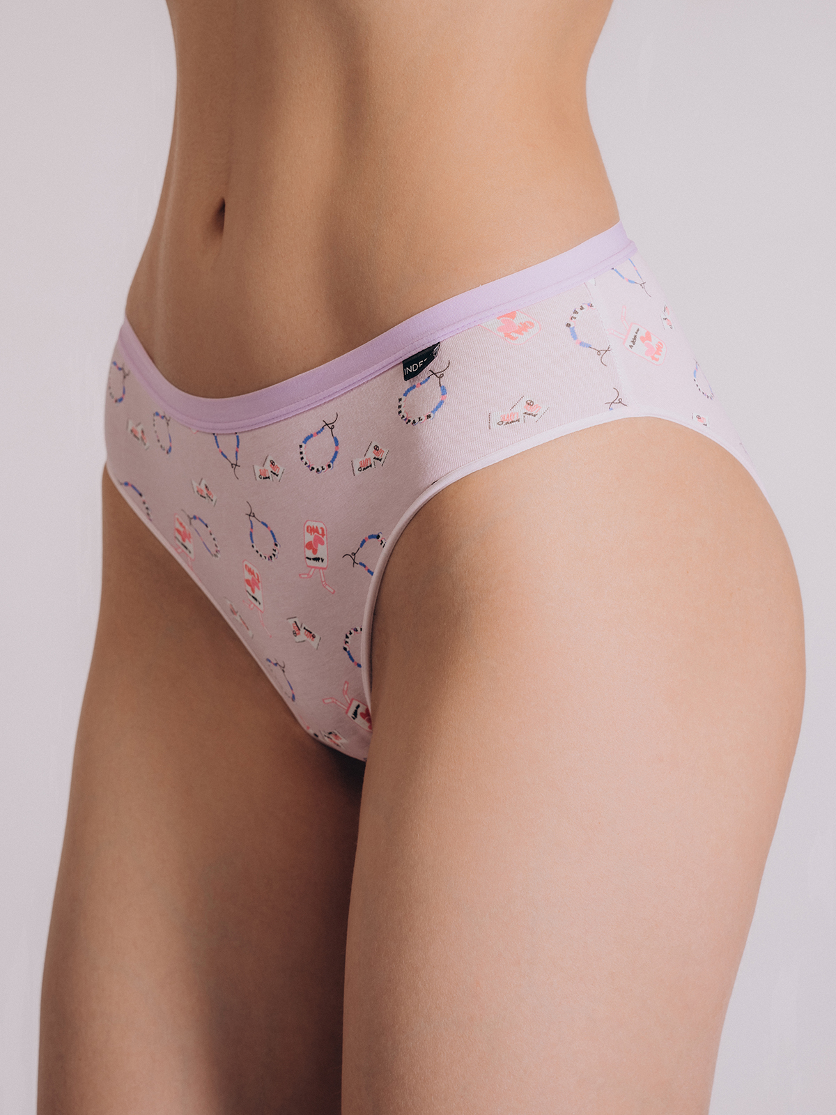 Трусы слипы из хлопка Indefini (Арт. 3202LUB)