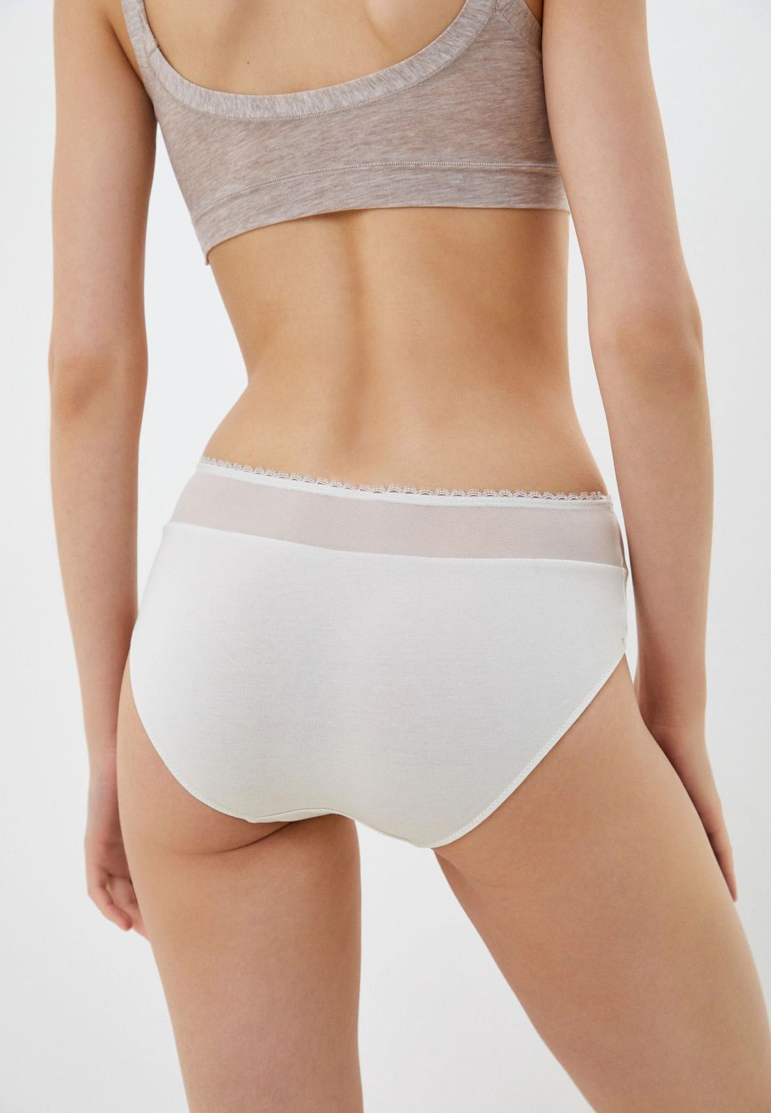 Трусы слипы с сетчатой вставкой Indefini (Арт.124000-1333LUF)