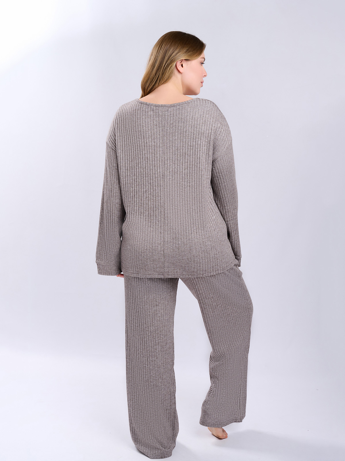 Женская пижама indefini серого цвета (Арт. 5097TCC)