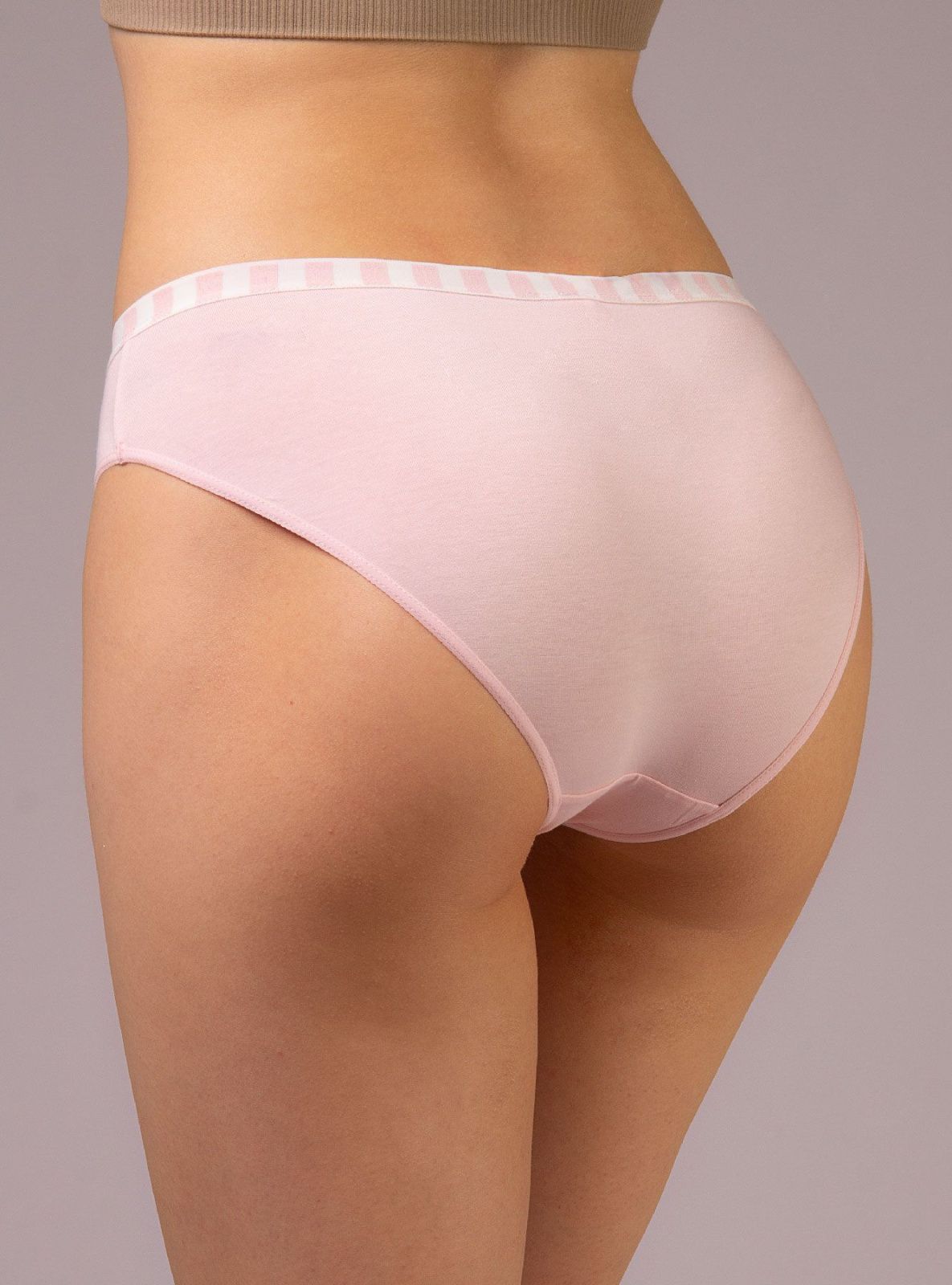 Трусы слипы из бамбука розовые Indefini (Арт.124000-2217LUF)