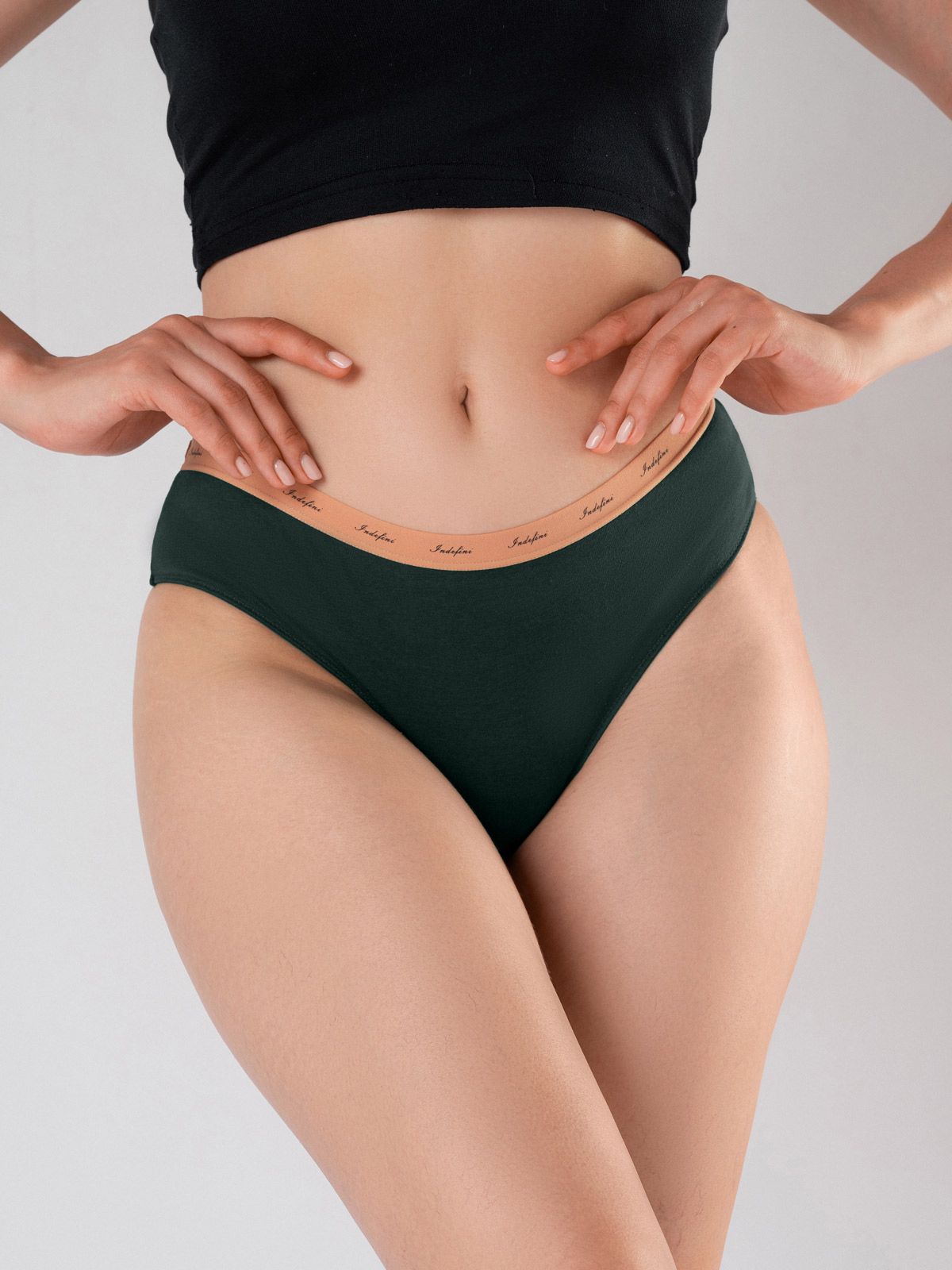 Трусы бразилиана хлопковые Indefini (Арт.4160LUB)