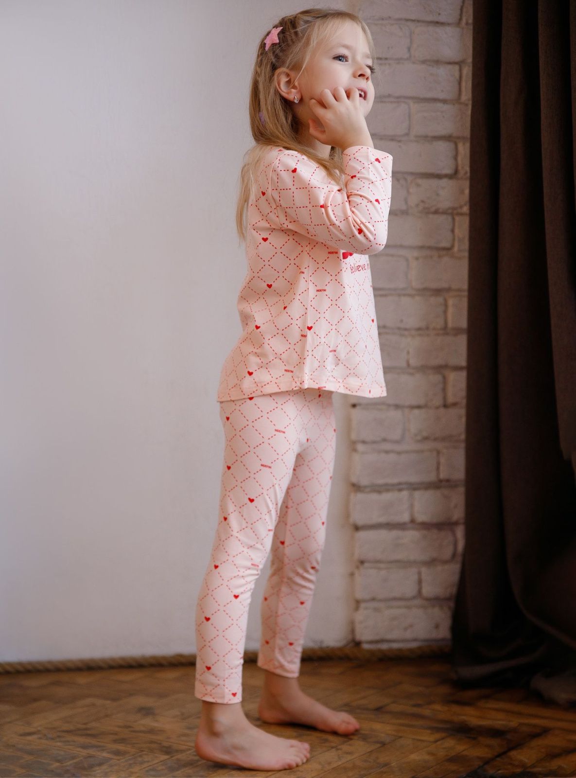 Детская пижама для девочек Indefini (Арт. 3280GTC)