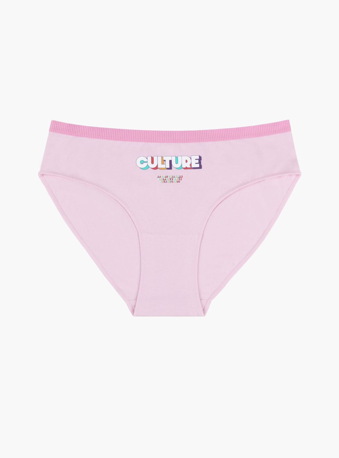 Трусы слипы хлопковые розовые Indefini (Арт.3213LUB)