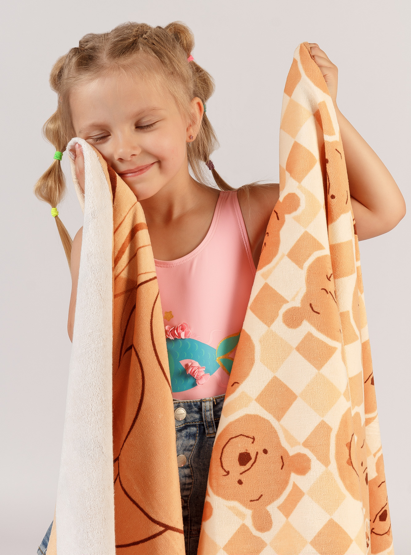 Детское полотенце для ванной 60*120 ( Арт. XYJ001)