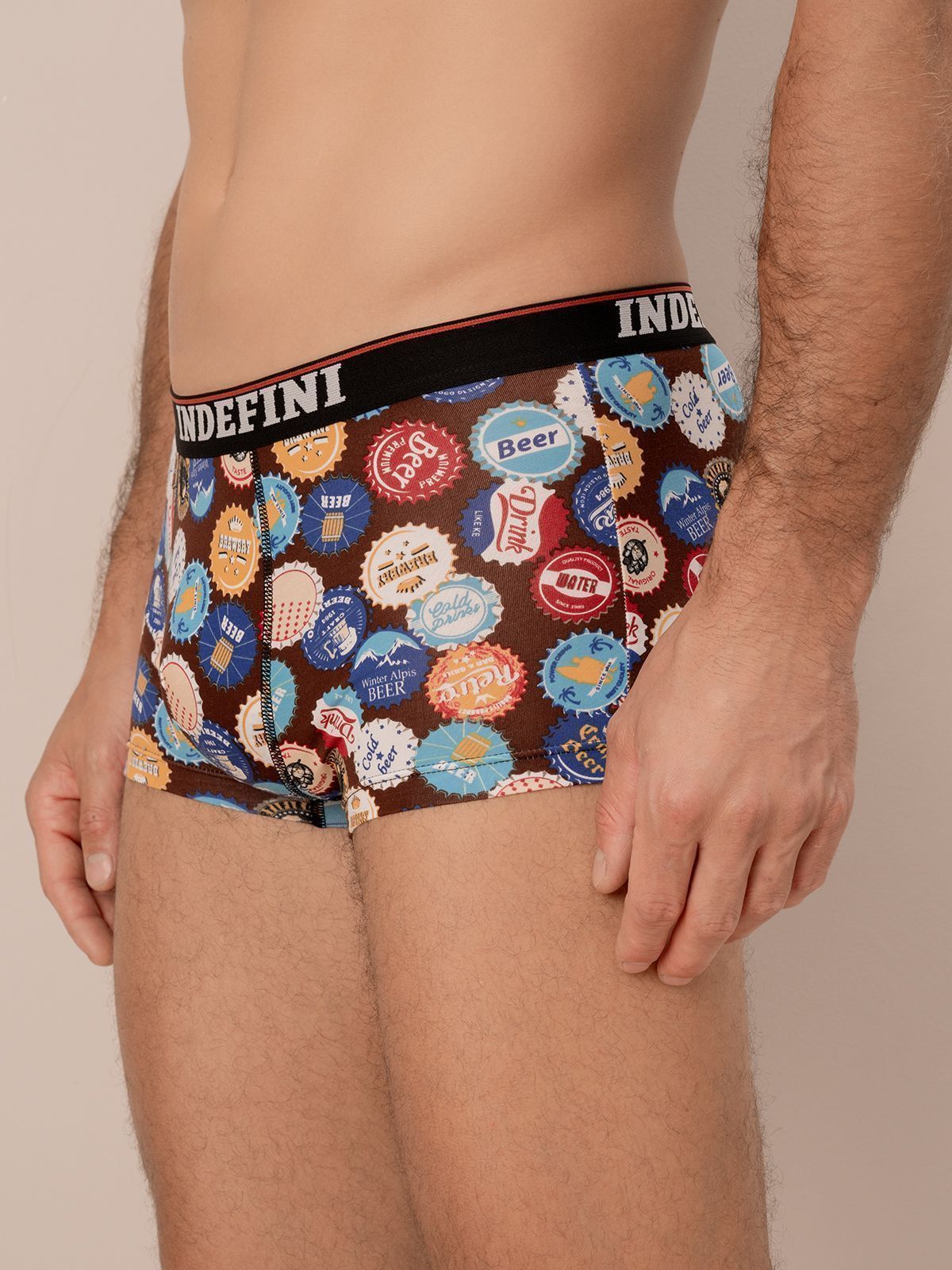 Трусы боксеры из хлопка с принтомIndefini (Арт. 3025MUF)
