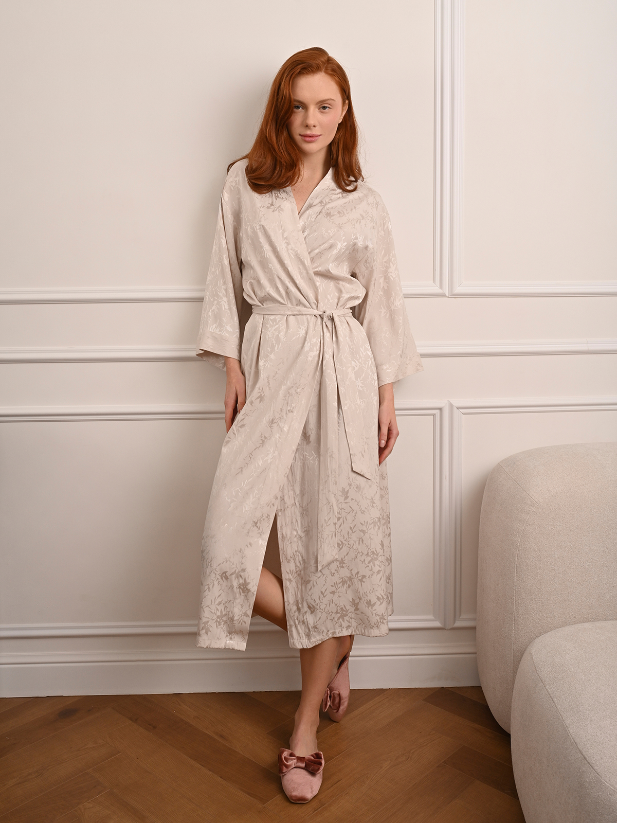 Халат на запах с поясом (Арт. 5297SYC)