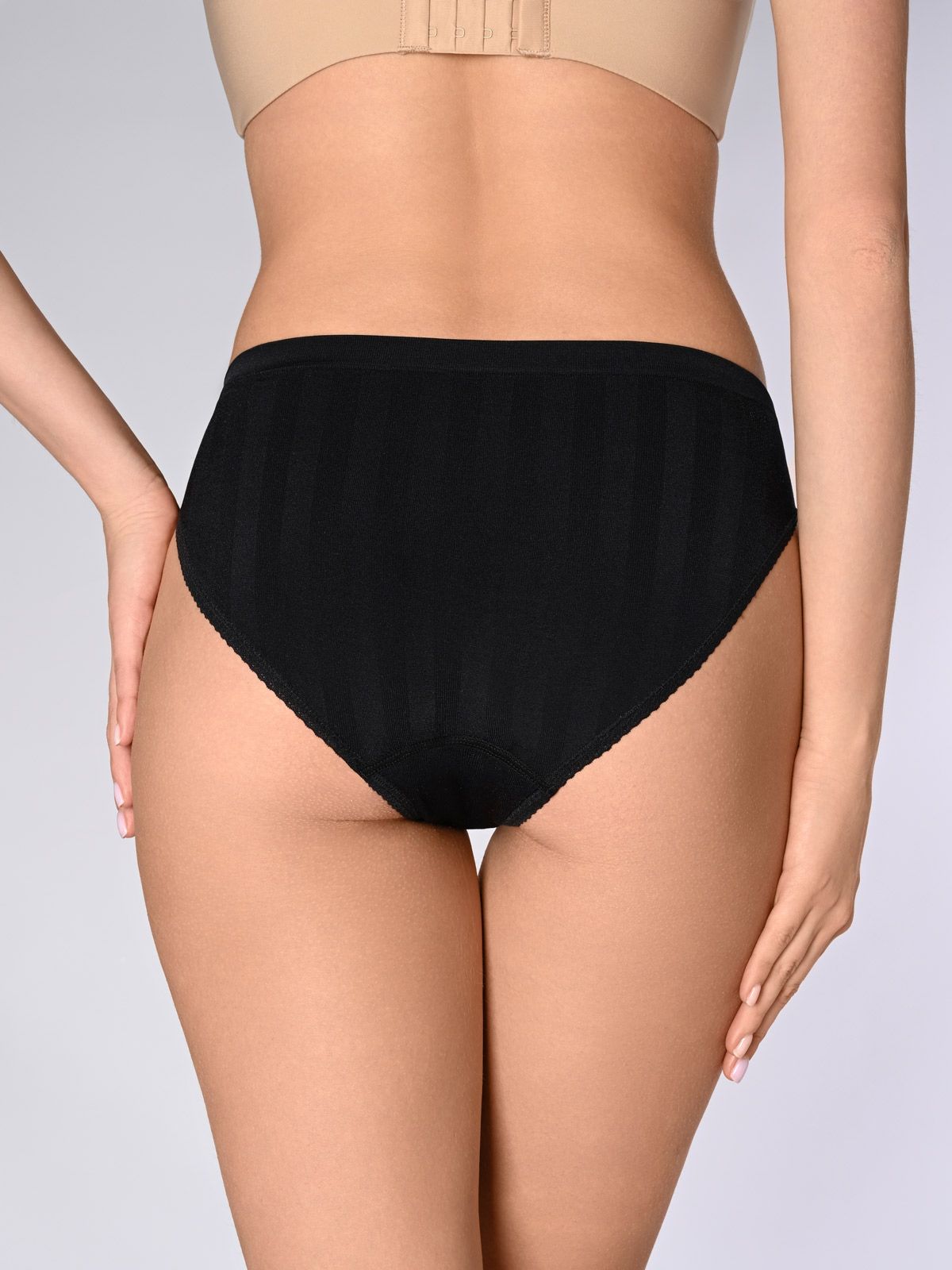 Трусы слипы черные (4068WUV) Indefini 