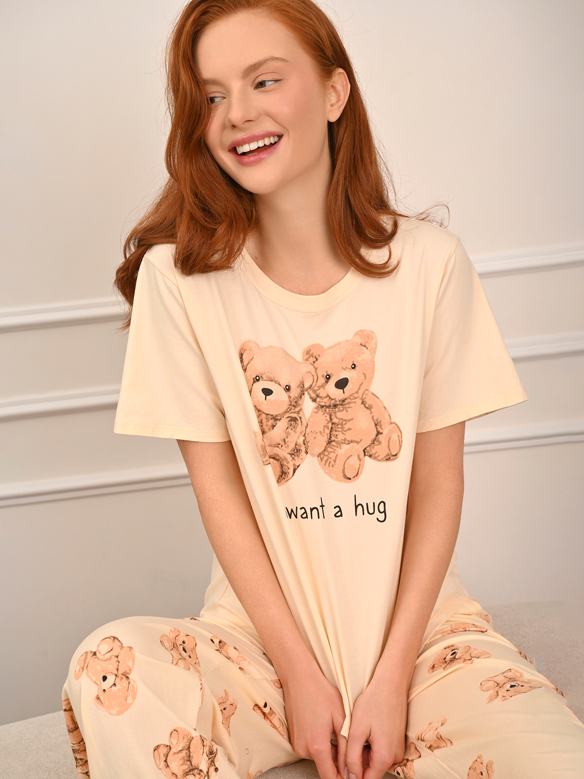 Женская пижама с брюками (Арт. 5285TBC)