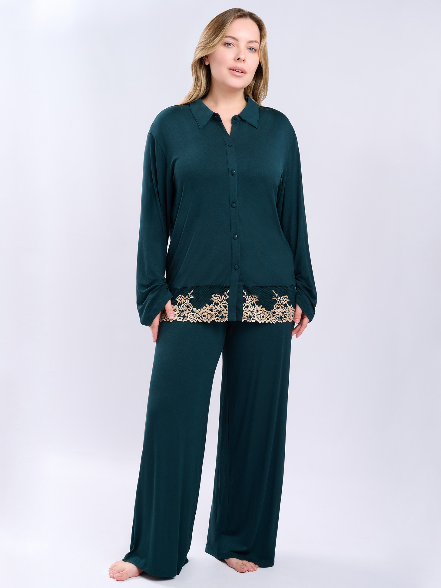 Женская пижама зеленая (Арт. 5116TCCA)
