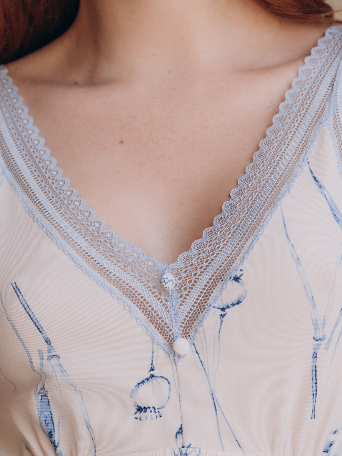 Сорочка домашняя Indefini (Арт. 5058SBX)