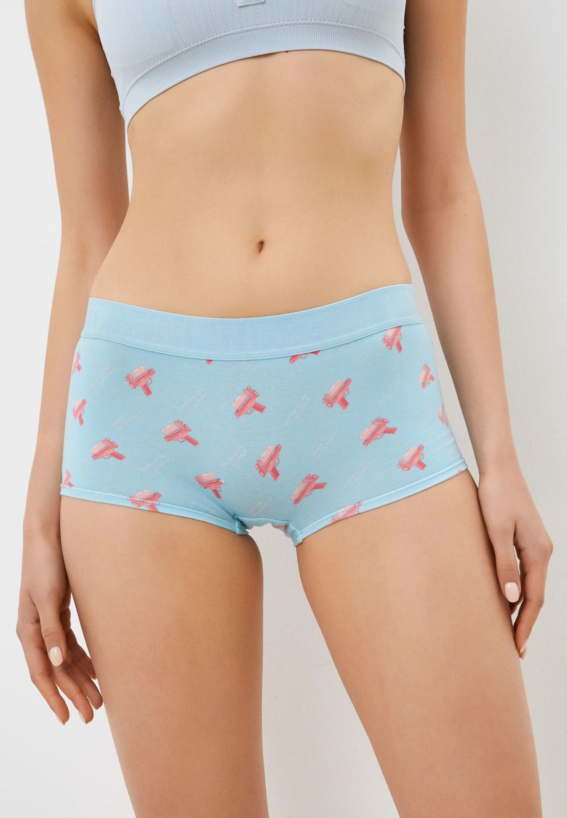 Женские трусы шорты из хлопка  Indefini (Арт.121000-2070LUF)