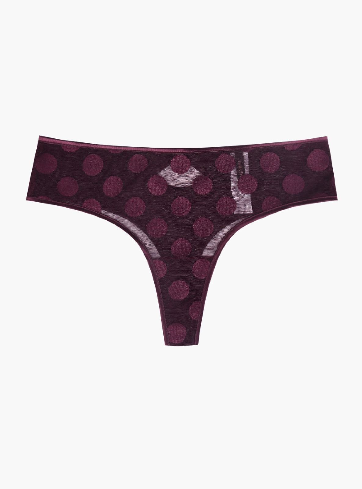 Трусы стринги со стрепами на спинке и вставкой из тюля Indefini (Арт. 1154WDV)