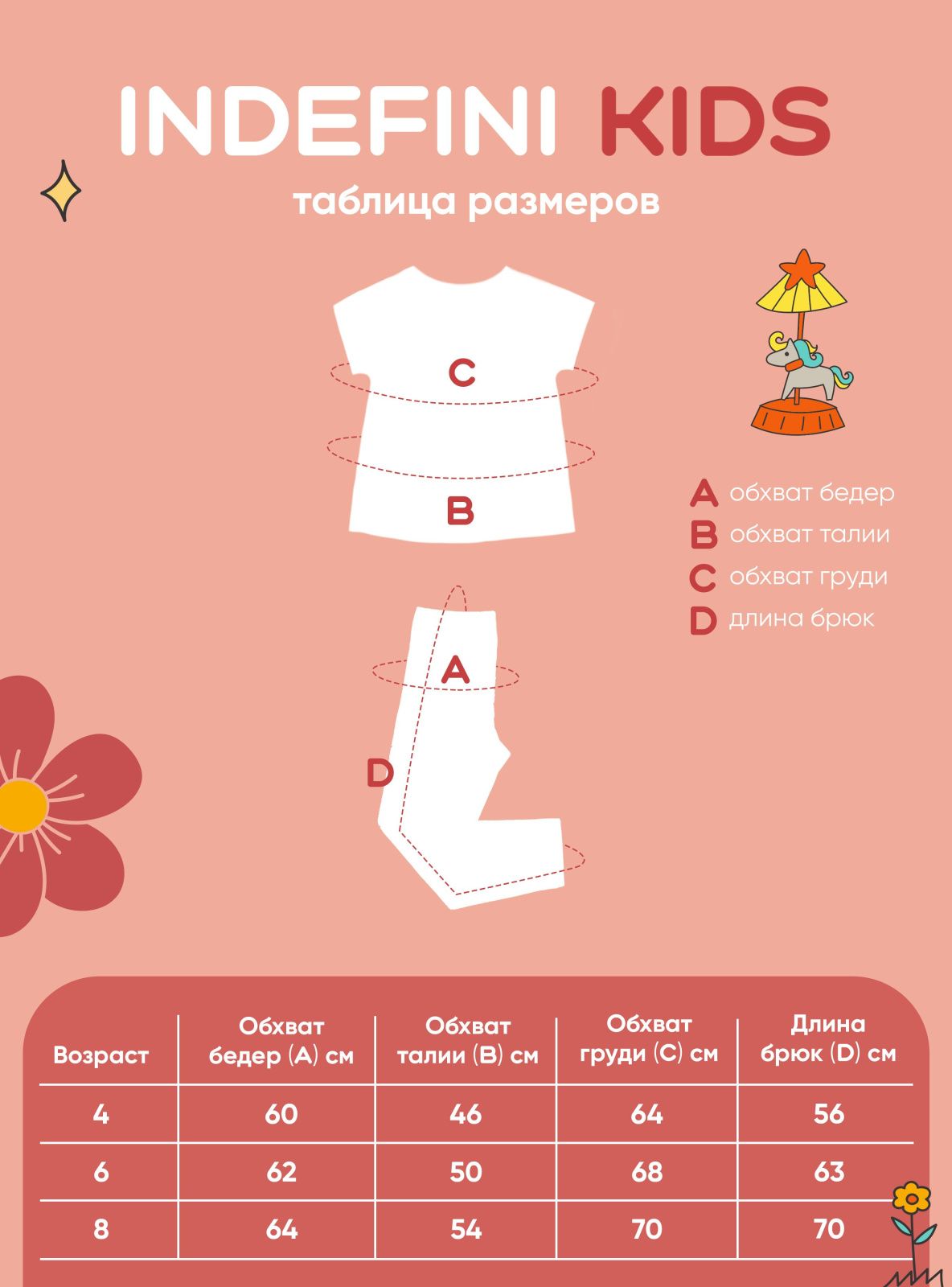 Пижама для девочек Indefini (Арт. 2146GTD)